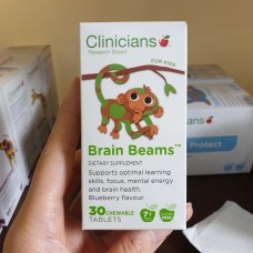 Clinicians Kids Brain Beams 30 Chewable Tablets