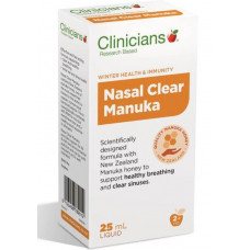 Clinicians Nasal Clear Manuka 25ml Liquid