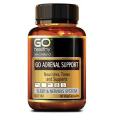 GO Healthy GO Adrenal Support 60 VegeCapsules