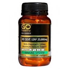 GO Healthy Go Olive Leaf 20,000mg 60 VegeCapsules