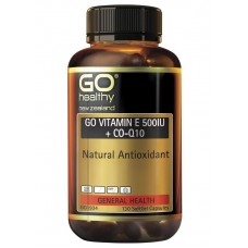 Go Healthy Go Vitamin E 500IU + CO-Q10 130 Softgel Capsules