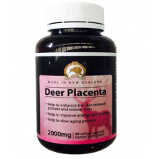 Gold Kiwi Deer Placenta 2000mg 66 Softgel Capsules