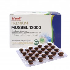 Hi Well Premium Mussel 12000mg 200 Capsules