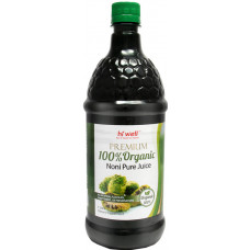 Hi Well Premium 100% Organic Noni Pure Juice 1 Litre
