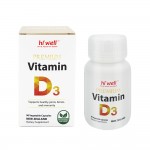 Hi Well Vitamin D3 90 Vegetable Capsules