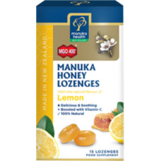 Manuka Health MGO 400+ Manuka Honey Lozenges with Lemon 65g