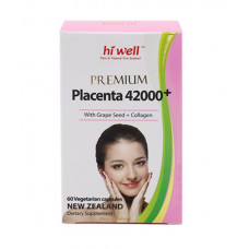 Hi Well Premium Placenta 42000 60 Capsules