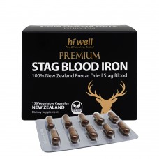 Hi Well Stag Blood Iron 150 Vegetable Capsules