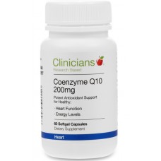 Clinicians Coenzyme Q10 200mg 60 Capsules