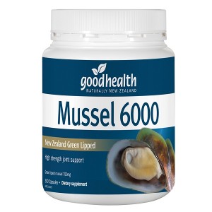  Good Health New Zealand Green Lipped Mussel 6000  300 Capsules