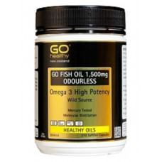 Go Healthy Go Fish Oil 1500mg odourless 210 Capsules