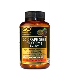 Go Healthy Go Grape Seed 60,000mg 120 Vege Capsules