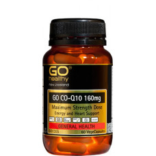 GO Healthy GO Co-Q10 160mg 60 Vege Capsules