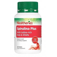 Healtheries Spirulina Plus with Iodine rich Kelp & Alfalfa 100 tablets