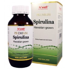 Hi Well Premium Hawaiian Spirulina 500mg 500 Tablets