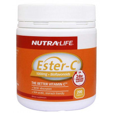 Nutra Life Ester C 1000mg 200 Tablets