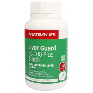  Nutra Life Liver Guard 56,000 plus Boldo 60 Capsules