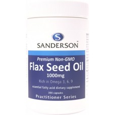 Sanderson Flax Seed Oil 1000mg 300 Capsules