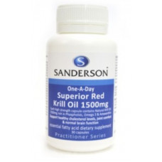 Sanderson Superior Red Krill Oil 1500mg 