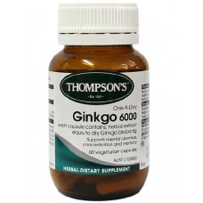 Thompson's One-a-Day Ginkgo 6000  60 Capsules