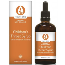 Kiwiherb Organic New Zealand Children's Throat Syrup 100ml
