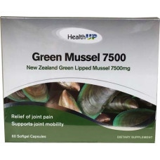 HealthUP Green Mussel 7500 60 Softgel Capsules x 4 piece