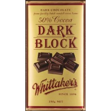 Whittakers 50% Cocoa Dark Block Chocolate 250g