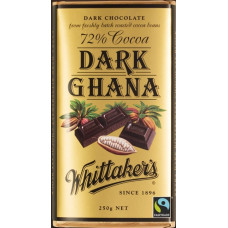 휘태커스 가나 다크 초콜릿 (72% 코코아 함유) 250g